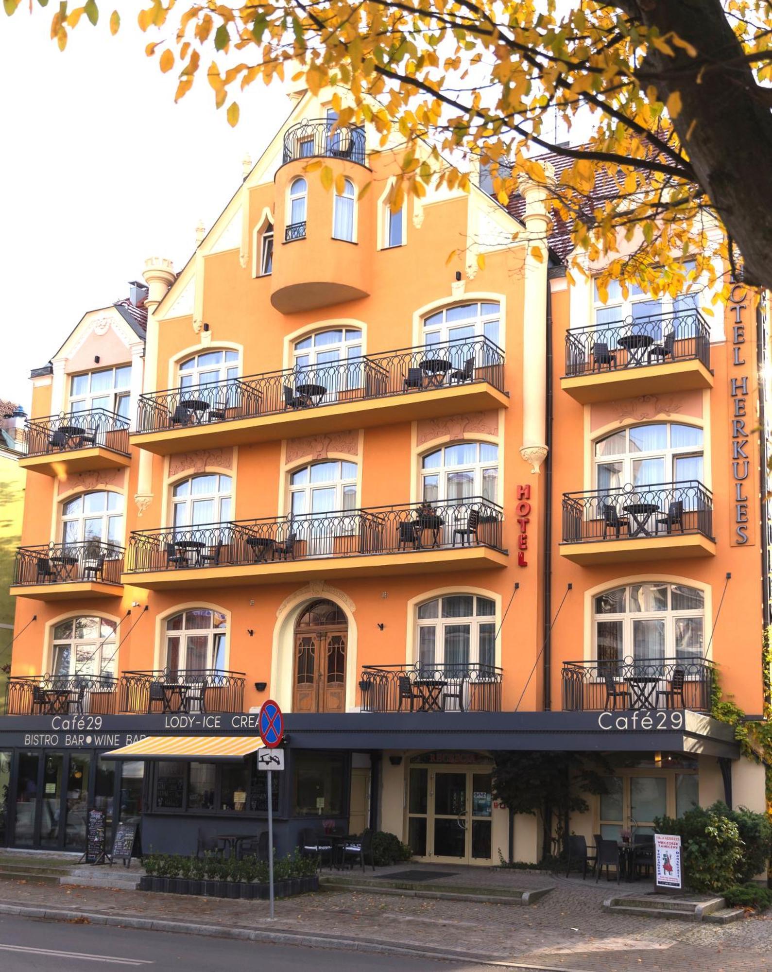 Hotel Villa Herkules Świnoujście Exteriör bild